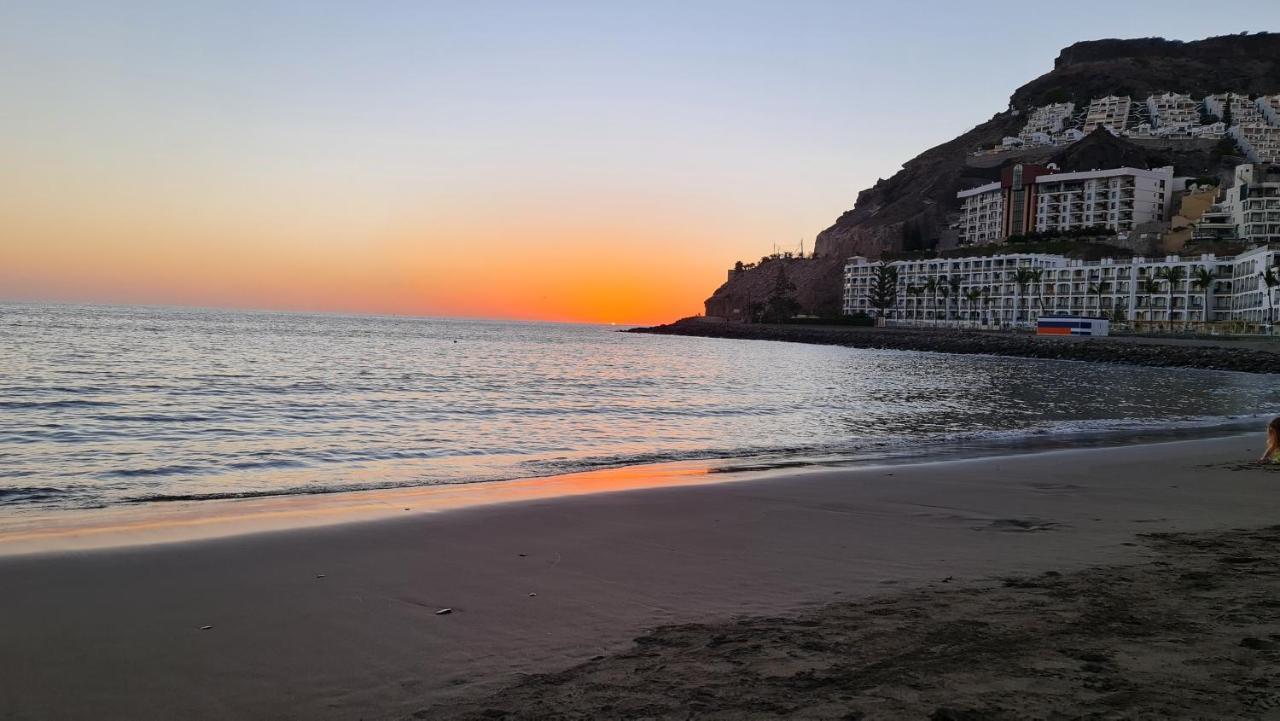 Oceanfront Deluxe-45M,Heated Pools,2Aircondition, 2Tv-65",Dishwasher,600Mb,Lift,Amadores View ! Playa Del Cura  Buitenkant foto