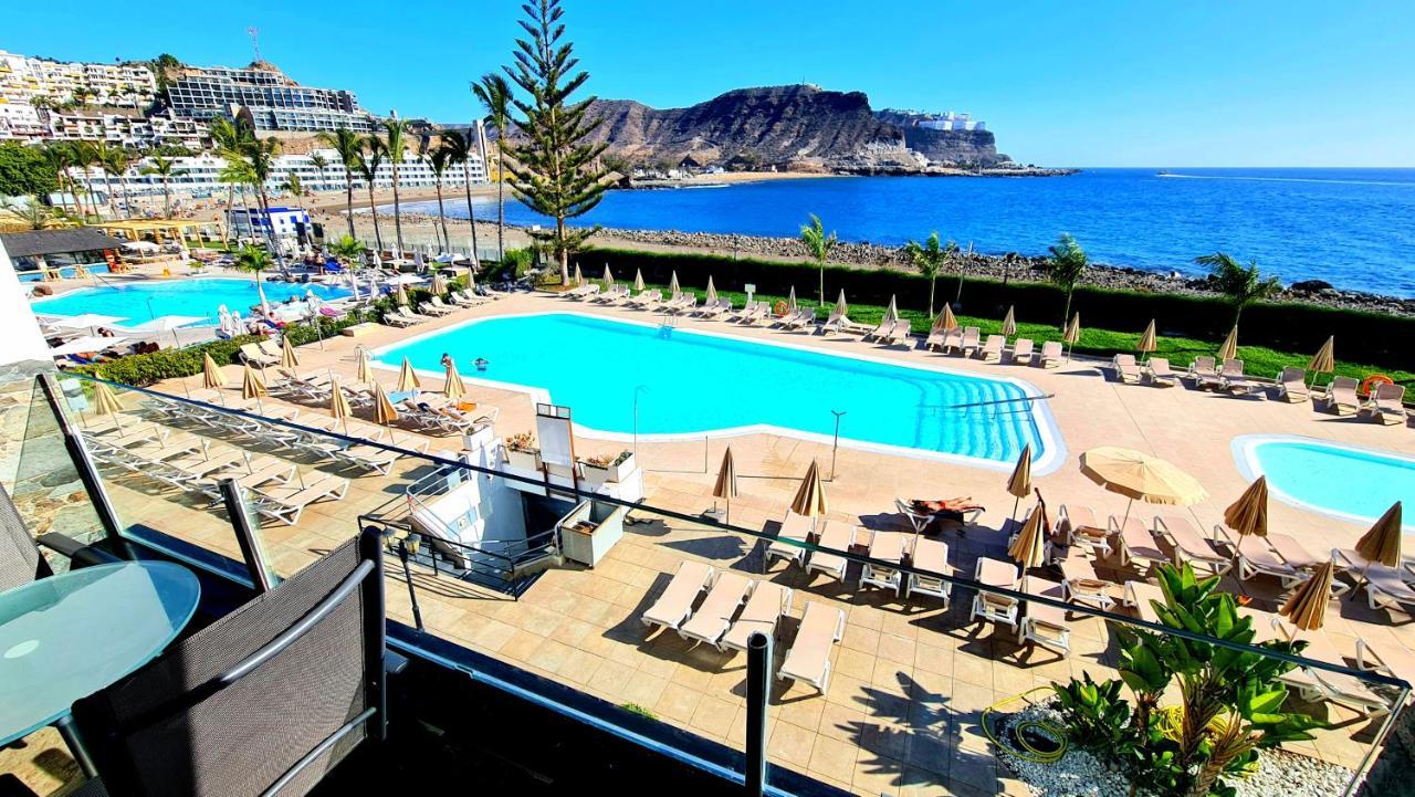 Oceanfront Deluxe-45M,Heated Pools,2Aircondition, 2Tv-65",Dishwasher,600Mb,Lift,Amadores View ! Playa Del Cura  Buitenkant foto