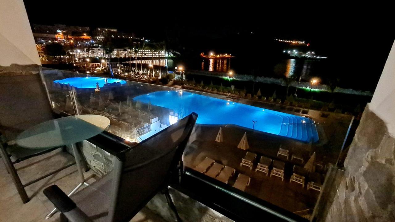 Oceanfront Deluxe-45M,Heated Pools,2Aircondition, 2Tv-65",Dishwasher,600Mb,Lift,Amadores View ! Playa Del Cura  Buitenkant foto