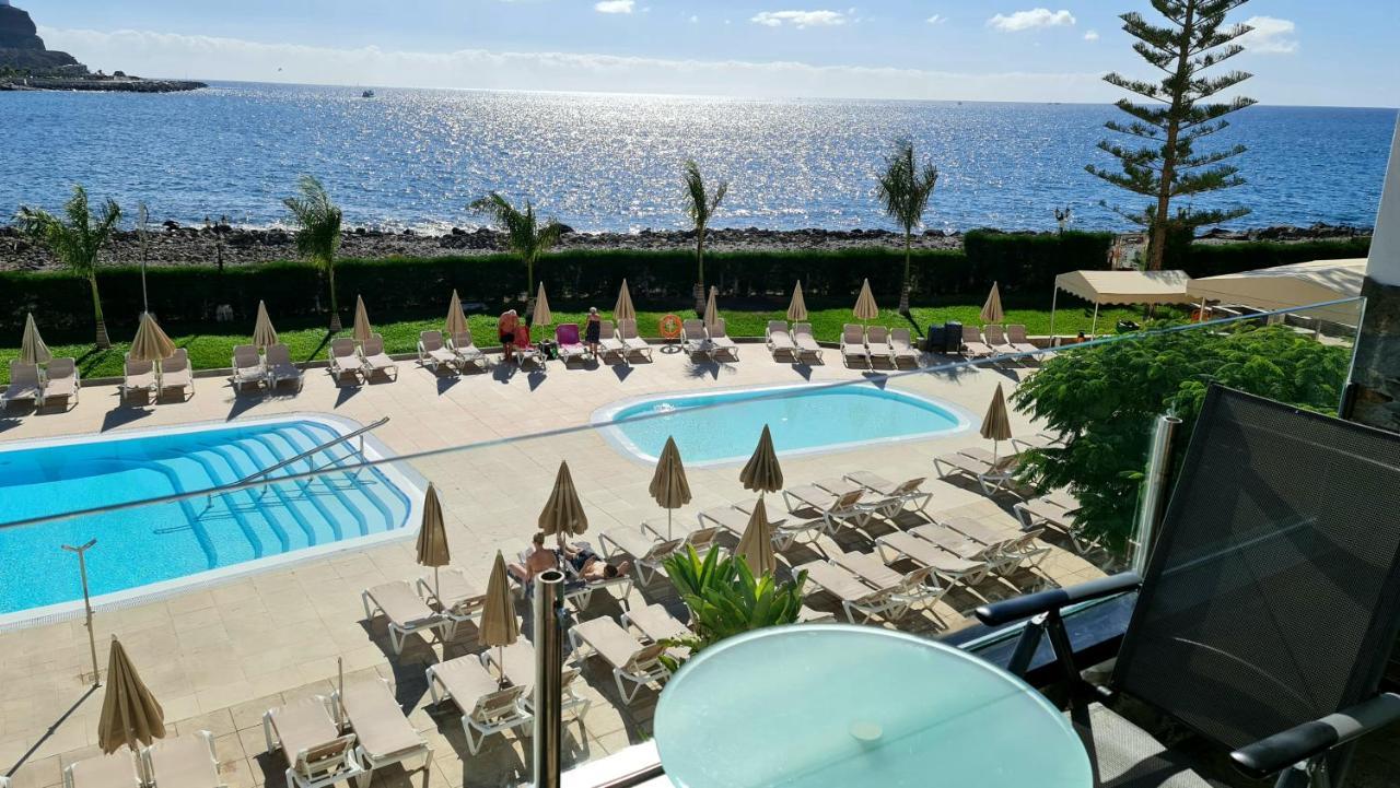 Oceanfront Deluxe-45M,Heated Pools,2Aircondition, 2Tv-65",Dishwasher,600Mb,Lift,Amadores View ! Playa Del Cura  Buitenkant foto