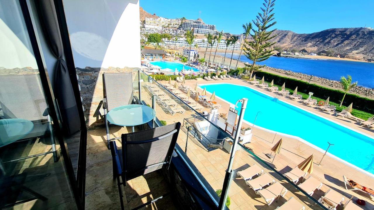 Oceanfront Deluxe-45M,Heated Pools,2Aircondition, 2Tv-65",Dishwasher,600Mb,Lift,Amadores View ! Playa Del Cura  Buitenkant foto