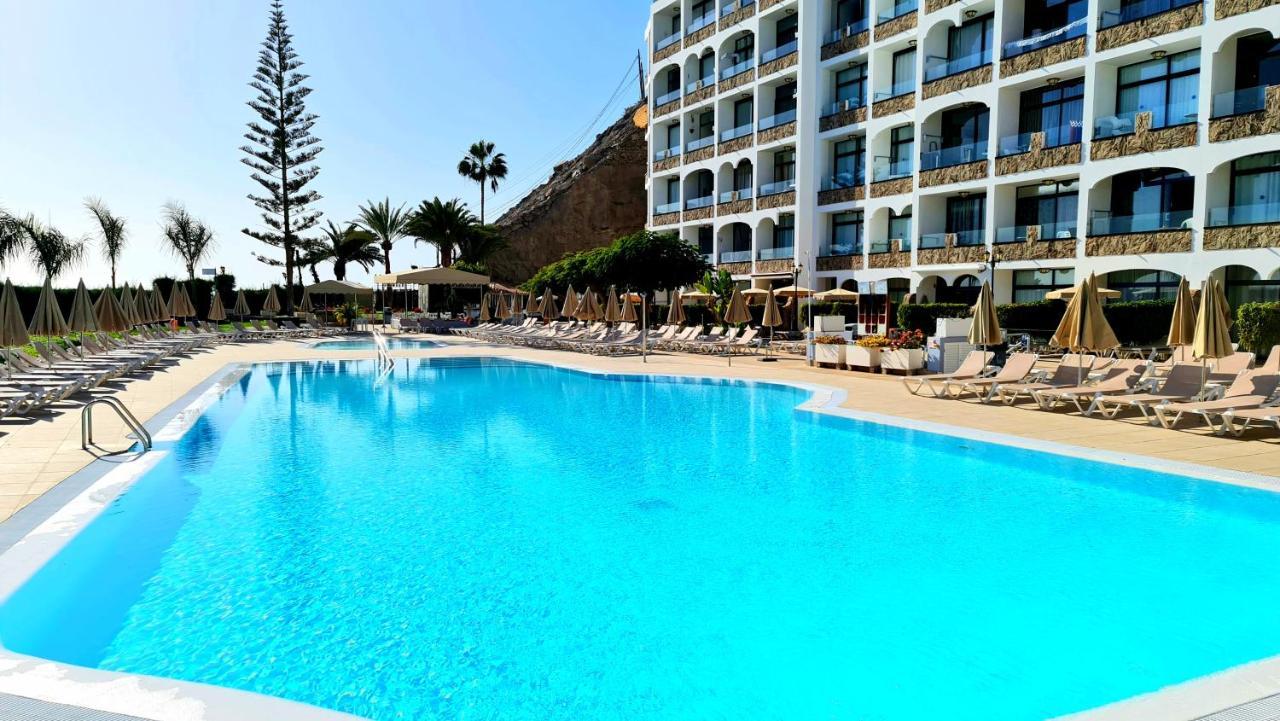 Oceanfront Deluxe-45M,Heated Pools,2Aircondition, 2Tv-65",Dishwasher,600Mb,Lift,Amadores View ! Playa Del Cura  Buitenkant foto