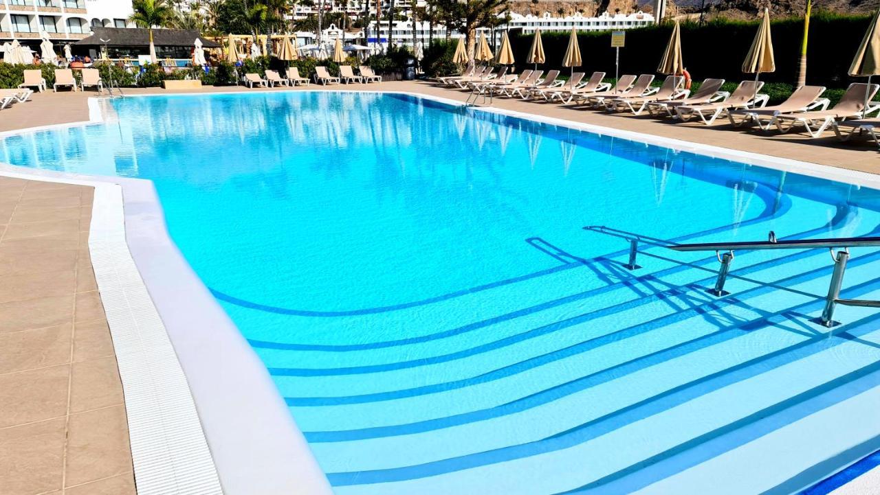 Oceanfront Deluxe-45M,Heated Pools,2Aircondition, 2Tv-65",Dishwasher,600Mb,Lift,Amadores View ! Playa Del Cura  Buitenkant foto
